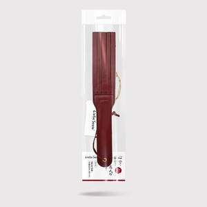 Двосторонній паддл Liebe Seele Wine Red Spanking Paddle, натуральна шкіра